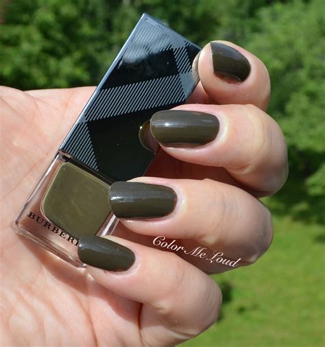 burberry nails blue|burberry nail polish khaki green.